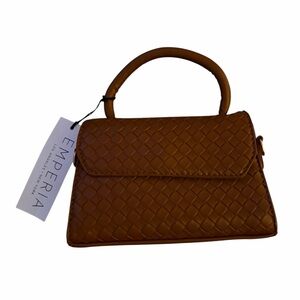 Emperia Tan Woven Mini Bag